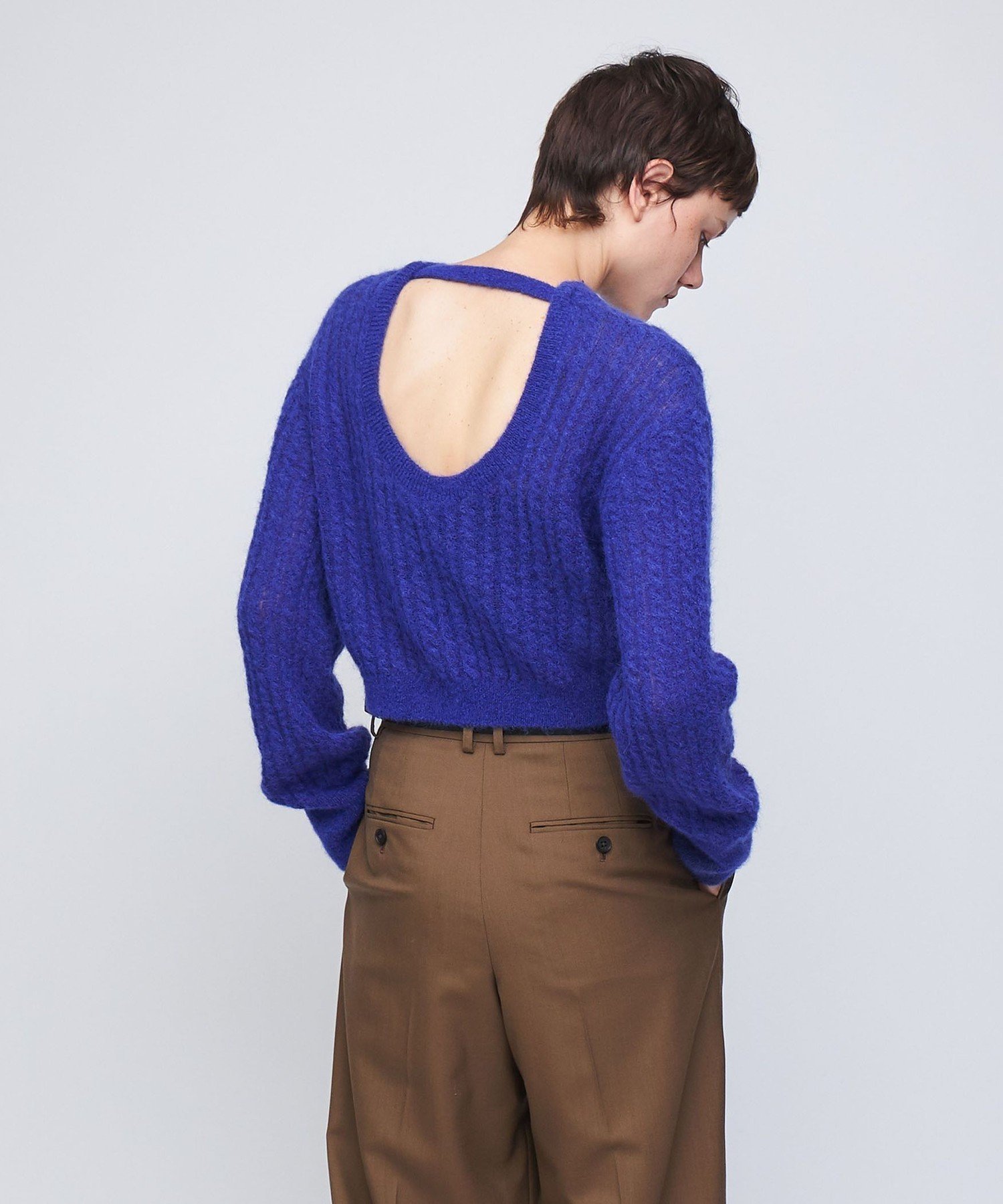 【ユナイテッドアローズ/UNITED ARROWS】のAEWEN MATOPH ミニケーブル ショートニット インテリア・キッズ・メンズ・レディースファッション・服の通販 founy(ファニー) 　ファッション　Fashion　レディースファッション　Fashion for Women　トップス・カットソー　Cut & Sew Tops　ニット　Knit Tops & Sweaters　コンパクト　Compact, Small Size　ショート　Short, Short Length　ハーフ　Half, Half-Length　ワイド　Wide, Wide Fit　アウトレット　Outlet / Clearance　PURPLE|ID: prp329100004788797 ipo3291000000034752812