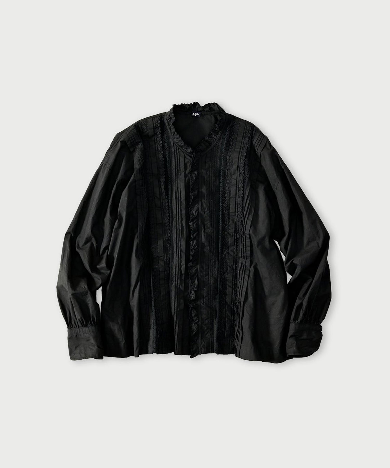 【フォーティファイブ アール/45R】のスーピマバチストのカットワークブラウス 人気、トレンドファッション・服の通販 founy(ファニー) ファッション Fashion レディースファッション Fashion for Women トップス・カットソー Cut & Sew Tops シャツ・ブラウス・オフィスカジュアル Elegant Blouses & Button-Ups スカラップ Scallop, Scalloped Edge スタンド Stand Collar, Upright Stand ピーチ Peach, Soft Touch レース Lace, Lace Fabric other-1|ID: prp329100004788799 ipo3291000000034882100