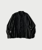 【フォーティファイブ アール/45R】のスーピマバチストのカットワークブラウス 人気、トレンドファッション・服の通販 founy(ファニー) ファッション Fashion レディースファッション Fashion for Women トップス・カットソー Cut & Sew Tops シャツ・ブラウス・オフィスカジュアル Elegant Blouses & Button-Ups スカラップ Scallop, Scalloped Edge スタンド Stand Collar, Upright Stand ピーチ Peach, Soft Touch レース Lace, Lace Fabric thumbnail クロ|ID: prp329100004788799 ipo3291000000034882101