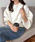 【アンドミー/andme】の天竺編み ボリューム袖 ニット トップス オフホワイト|ID: prp329100004788801 ipo3291000000034752825