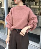 【アンドミー/andme】の天竺編み ボリューム袖 ニット トップス ピンク|ID: prp329100004788801 ipo3291000000034752833