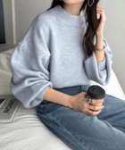 【アンドミー/andme】の天竺編み ボリューム袖 ニット トップス ブルー|ID: prp329100004788801 ipo3291000000034752834