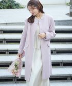 【クチュール ブローチ/Couture Brooch】の【通勤/ビジューブローチ付き】ノーカラー ロングコート 人気、トレンドファッション・服の通販 founy(ファニー) ファッション Fashion レディースファッション Fashion for Women アウター Coat / Outerwear Collection コート・ロングコート・ピーコート Long Coats, Peacoats & More 2025年 2025 2025-2026秋冬・A/W Autumn/Winter 2025–26 AW25–26 おすすめ Recommended / Our Picks スマート Smart, Elegant ブローチ Brooch, Pin Brooch ロング Long, Long-Length 定番 Standard, Basic Item ビジネス 仕事 通勤 Business / Work / Commuting thumbnail ライトピンク|ID: prp329100004788805 ipo3291000000034904391