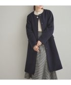 【クチュール ブローチ/Couture Brooch】の【通勤/ビジューブローチ付き】ノーカラー ロングコート 人気、トレンドファッション・服の通販 founy(ファニー) ファッション Fashion レディースファッション Fashion for Women アウター Coat / Outerwear Collection コート・ロングコート・ピーコート Long Coats, Peacoats & More 2025年 2025 2025-2026秋冬・A/W Autumn/Winter 2025–26 AW25–26 おすすめ Recommended / Our Picks スマート Smart, Elegant ブローチ Brooch, Pin Brooch ロング Long, Long-Length 定番 Standard, Basic Item ビジネス 仕事 通勤 Business / Work / Commuting thumbnail ネイビー|ID: prp329100004788805 ipo3291000000034904393