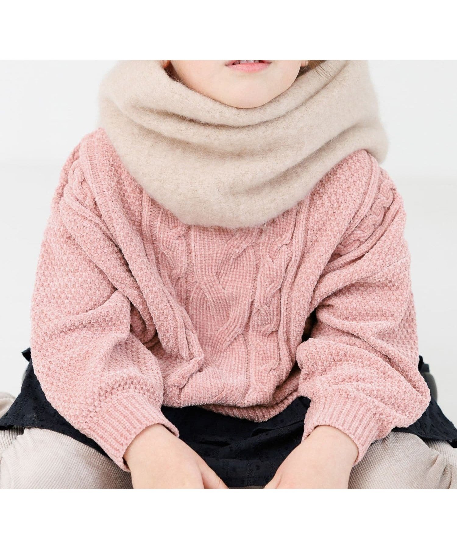 【グローバルワーク/GLOBAL WORK / KIDS】の洗えるモールケーブルプルオーバー/100-120cm展開/603722 インテリア・キッズ・メンズ・レディースファッション・服の通販 founy(ファニー) 　ファッション　Fashion　キッズファッション　Fashion for Kids　トップス・カットソー　Cut & Sew Tops　トレンド　Trend, Trending Now　レギンス　Leggings, Stretch Pants　洗える　Machine Washable　ピンク22|ID: prp329100004788875 ipo3291000000034753118