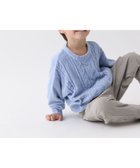 【グローバルワーク/GLOBAL WORK / KIDS】の洗えるモールケーブルプルオーバー/100-120cm展開/603722 サックス82|ID: prp329100004788875 ipo3291000000034779591