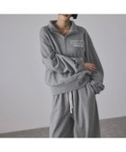 【アダム エ ロペ/ADAM ET ROPE'】の【サステナブル】ハーフジップスウェット グレー(07)|ID: prp329100004788911 ipo3291000000034776532