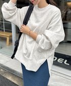 【アンドミー/andme】の裏起毛 オーバーサイズ スウェット トップス 杢オートミール|ID: prp329100004788915 ipo3291000000034753283