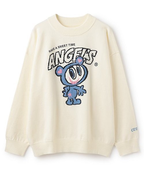 【ナルミヤ オンライン/NARUMIYA ONELINE / KIDS】のナカムラくん ジャカードニット インテリア・キッズ・メンズ・レディースファッション・服の通販 founy(ファニー) ファッション Fashion キッズファッション Fashion for Kids グラフィック Graphic, Graphic Design ジャカード/ジャガード Jacquard, Woven Pattern フィット Fit, Slim Fit オフ ホワイト|ID: prp329100004788931 ipo3291000000034837595