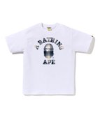 【ア ベイシング エイプ/A BATHING APE】のBAPE CHECK COLLEGE TEE 人気、トレンドファッション・服の通販 founy(ファニー) ファッション Fashion レディースファッション Fashion for Women インナー Innerwear ショート Short, Short Length スリーブ Sleeve, Long Sleeve / Short Sleeve フロント Front, Front Design プリント Print, Printed Pattern ラバー Rubber, Rubber Sole 人気 Popular, Best Seller thumbnail WHxBL|ID: prp329100004788956 ipo3291000000034907867