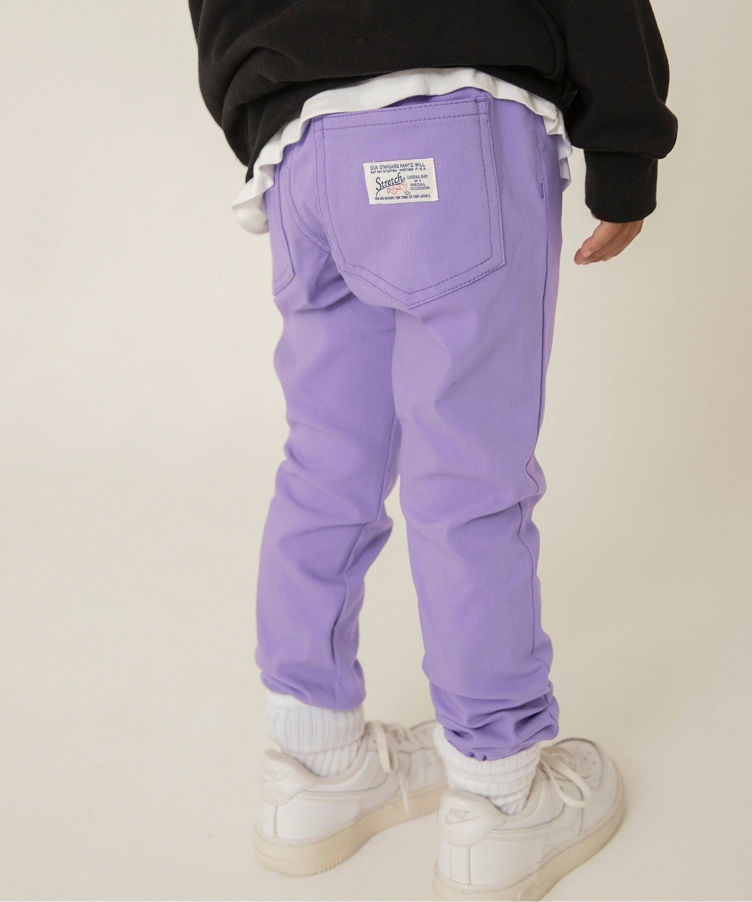 【エフオー オンラインストア/F.O.Online Store / KIDS】のらくらくスキニーパンツ 10分丈 インテリア・キッズ・メンズ・レディースファッション・服の通販 founy(ファニー) ファッション Fashion キッズファッション Fashion for Kids ボトムス Bottoms 2025年 2025 2025-2026秋冬・A/W Autumn/Winter 2025–26 AW25–26 おすすめ Recommended / Our Picks スキニー Skinny, Slim Fit ポケット Pocket, Pocket Detail パープル|ID: prp329100004788958 ipo3291000000034779755