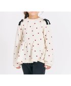【エフオー オンラインストア/F.O.Online Store / KIDS】の肩リボンペプラムトレーナー アイボリー|ID: prp329100004788965 ipo3291000000034753490