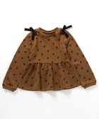 【エフオー オンラインストア/F.O.Online Store / KIDS】の肩リボンペプラムトレーナー キャメル|ID: prp329100004788965 ipo3291000000034753492