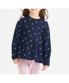 【エフオー オンラインストア/F.O.Online Store / KIDS】の肩リボンペプラムトレーナー ネイビーブルー|ID: prp329100004788965 ipo3291000000034753496