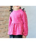 【エフオー オンラインストア/F.O.Online Store / KIDS】の肩リボンペプラムトレーナー ローズピンク|ID: prp329100004788965 ipo3291000000034753499
