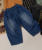 【エフオー オンラインストア/F.O.Online Store / KIDS】のワイドタックパンツ 10分丈 デニム|ID: prp329100004788989 ipo3291000000034753594