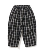 【エフオー オンラインストア/F.O.Online Store / KIDS】のワイドタックパンツ 10分丈 チェック柄|ID: prp329100004788989 ipo3291000000034753598