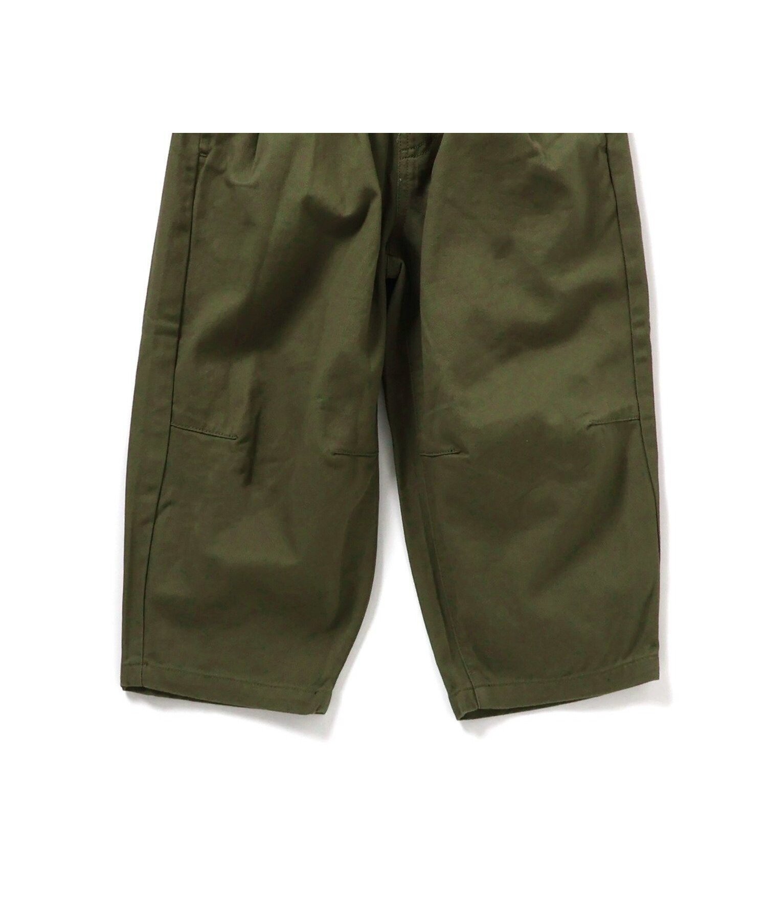 【エフオー オンラインストア/F.O.Online Store / KIDS】のワイドタックパンツ 10分丈 インテリア・キッズ・メンズ・レディースファッション・服の通販 founy(ファニー) ファッション Fashion キッズファッション Fashion for Kids ボトムス Bottoms ストレート Straight, Straight Cut スニーカー Sneakers, Trainers ボトム Bottoms, Lower Wear ワイド Wide, Wide Fit A/W・秋冬 Autumn/Winter カーキ|ID: prp329100004788989 ipo3291000000034753600