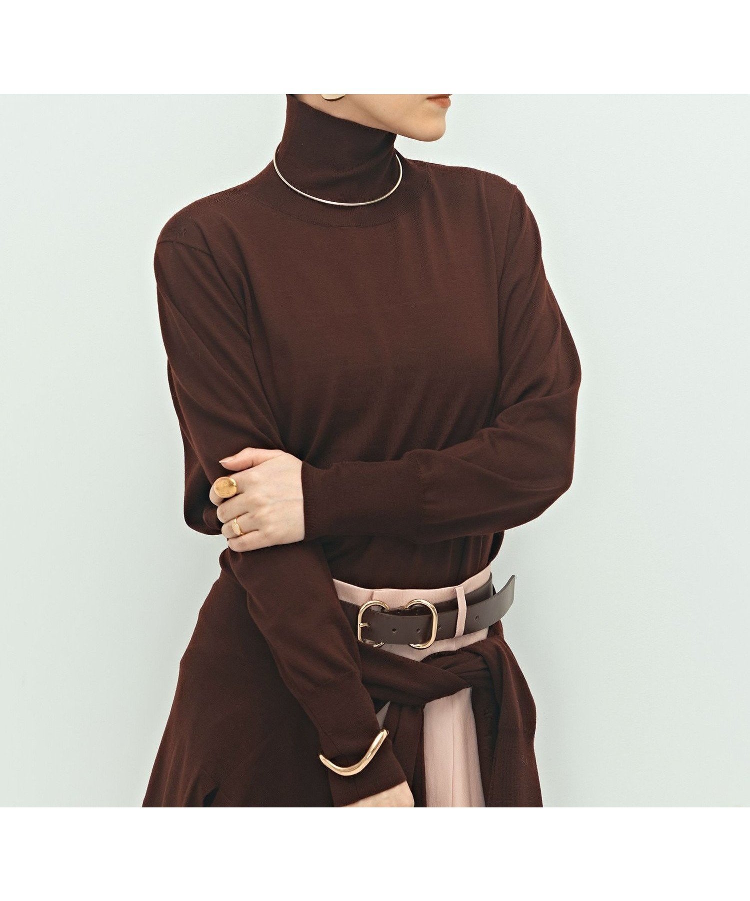 【ノーリーズ/NOLLEY'S】の《手洗い可能》《アンサンブル対応》18G天竺ハイネックプルオーバーニット インテリア・キッズ・メンズ・レディースファッション・服の通販 founy(ファニー) ファッション Fashion レディースファッション Fashion for Women トップス・カットソー Cut & Sew Tops ニット Knit Tops & Sweaters アンサンブルニット Knit Ensembles & Twin Sets カジュアルプルオーバー・ニットトップス Pullovers & Knit Tops / Casual Pullovers アンサンブル Ensemble Set イエロー Yellow カーディガン Cardigan, Knitwear ドレープ Drape, Draping Fabric ベビー Baby, Babywear ベーシック Basic, Essential おすすめ Recommended / Our Picks 2025年 2025 2025-2026秋冬・A/W Autumn/Winter 2025–26 AW25–26 ブラウン|ID: prp329100004788995 ipo3291000000034928287