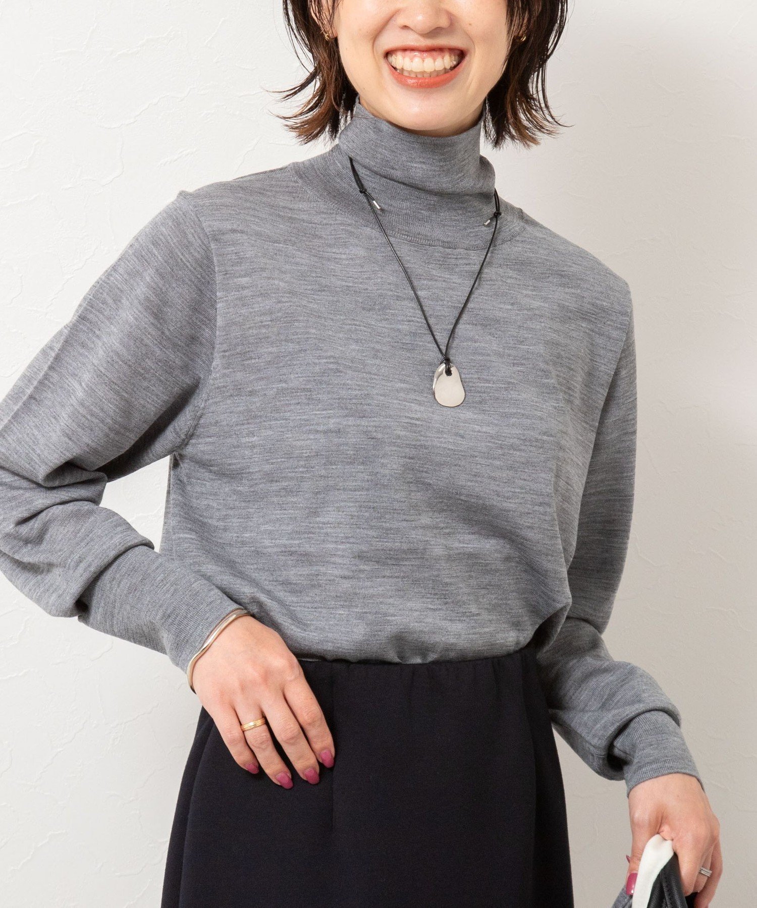 【ノーリーズ/NOLLEY'S】の《手洗い可能》《アンサンブル対応》18G天竺ハイネックプルオーバーニット インテリア・キッズ・メンズ・レディースファッション・服の通販 founy(ファニー) ファッション Fashion レディースファッション Fashion for Women トップス・カットソー Cut & Sew Tops ニット Knit Tops & Sweaters アンサンブルニット Knit Ensembles & Twin Sets カジュアルプルオーバー・ニットトップス Pullovers & Knit Tops / Casual Pullovers アンサンブル Ensemble Set イエロー Yellow カーディガン Cardigan, Knitwear ドレープ Drape, Draping Fabric ベビー Baby, Babywear ベーシック Basic, Essential おすすめ Recommended / Our Picks 2025年 2025 2025-2026秋冬・A/W Autumn/Winter 2025–26 AW25–26 ミディアムグレー|ID: prp329100004788995 ipo3291000000034928292