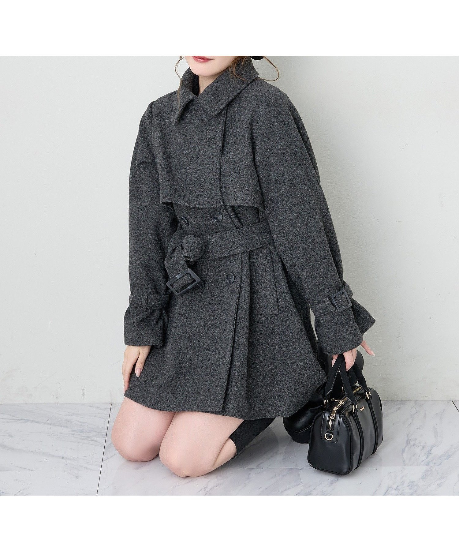 【ナイスクラップ/NICE CLAUP】の【リバイバル】マルチミドルコート・S/Mサイズ展開 人気、トレンドファッション・服の通販 founy(ファニー) 　ファッション　Fashion　レディースファッション　Fashion for Women　アウター　Coat / Outerwear Collection　コート・ロングコート・ピーコート　Long Coats, Peacoats & More　2025年　2025　2025-2026秋冬・A/W　Autumn/Winter 2025–26 AW25–26　おすすめ　Recommended / Our Picks　スタンド　Stand Collar, Upright Stand　フェミニン　Feminine, Girly　ボトム　Bottoms, Lower Wear　ミドル　Middle Length, Mid Height　ロング　Long, Long-Length　防寒　Cold Protection, Winter-Ready　 other-1|ID: prp329100004789028 ipo3291000000034770699