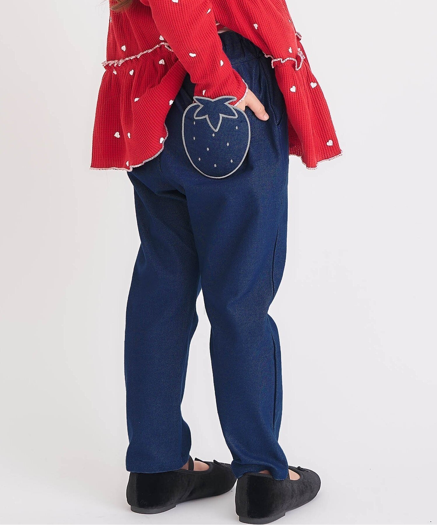 【エフオー オンラインストア/F.O.Online Store / KIDS】の3柄ポケットモチーフカットソーパンツ 10分丈 インテリア・キッズ・メンズ・レディースファッション・服の通販 founy(ファニー) 　ファッション　Fashion　キッズファッション　Fashion for Kids　トップス・カットソー　Cut & Sew Tops　ボトムス　Bottoms　おすすめ　Recommended / Our Picks　ストレート　Straight, Straight Cut　ネコ　Cat, Feline Motif　ポケット　Pocket, Pocket Detail　A/W・秋冬　Autumn/Winter　ブルー|ID: prp329100004789053 ipo3291000000035250762