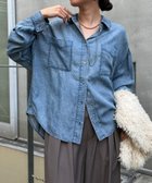 【ジェナ エスパス メルヴェイユ/Jena espace merveilleux】の【2サイズ展開/オールシーズン着れる】テンセルデニムシャツ 人気、トレンドファッション・服の通販 founy(ファニー) ファッション Fashion レディースファッション Fashion for Women トップス・カットソー Cut & Sew Tops シャツ・ブラウス・オフィスカジュアル Elegant Blouses & Button-Ups 春 Spring ショート Short, Short Length スマート Smart, Elegant とろみ Fluid, Flowy Fabric デニム Denim, Jeans Material A/W・秋冬 Autumn/Winter S/S・春夏 SS, Spring/Summer, Warm Season 再入荷 Restock / Back in Stock おすすめ Recommended / Our Picks 夏 Summer thumbnail サックスブルー|ID: prp329100004789094 ipo3291000000035081697