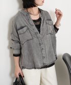 【ジェナ エスパス メルヴェイユ/Jena espace merveilleux】の【2サイズ展開/オールシーズン着れる】テンセルデニムシャツ 人気、トレンドファッション・服の通販 founy(ファニー) ファッション Fashion レディースファッション Fashion for Women トップス・カットソー Cut & Sew Tops シャツ・ブラウス・オフィスカジュアル Elegant Blouses & Button-Ups 春 Spring ショート Short, Short Length スマート Smart, Elegant とろみ Fluid, Flowy Fabric デニム Denim, Jeans Material A/W・秋冬 Autumn/Winter S/S・春夏 SS, Spring/Summer, Warm Season 再入荷 Restock / Back in Stock おすすめ Recommended / Our Picks 夏 Summer thumbnail グレー|ID: prp329100004789094 ipo3291000000035081699