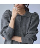 【ガール/GIRL】のタックスリーブ 襟付き ニット プルオーバー GRY|ID: prp329100004789114 ipo3291000000034754121