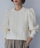 【ガール/GIRL】のタックスリーブ 襟付き ニット プルオーバー OWH|ID: prp329100004789114 ipo3291000000034754122