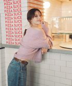 【プロポーション ボディドレッシング/PROPORTION BODY DRESSING】のラメ入りオフショル畔ニット 25AW ラベンダー×シルバー|ID: prp329100004789131 ipo3291000000034793483