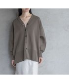 【アパートバイローリーズ/apart by lowrys】の【WEB限定】スポンジニットBIGカーディガン 人気、トレンドファッション・服の通販 founy(ファニー) ファッション Fashion レディースファッション Fashion for Women トップス・カットソー Cut & Sew Tops ニット Knit Tops & Sweaters カーディガン・羽織り Layered Style Cardigans おすすめ Recommended / Our Picks インナー Innerwear カーディガン Cardigan, Knitwear キャミソール Camisole, Spaghetti Strap Top タンク Tank Top, Sleeveless Top ポケット Pocket, Pocket Detail 秋 Autumn 羽織 Haori, Light Jacket thumbnail チャコールグレー18|ID: prp329100004789150 ipo3291000000035038773