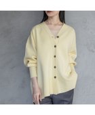 【アパートバイローリーズ/apart by lowrys】の【WEB限定】スポンジニットBIGカーディガン 人気、トレンドファッション・服の通販 founy(ファニー) ファッション Fashion レディースファッション Fashion for Women トップス・カットソー Cut & Sew Tops ニット Knit Tops & Sweaters カーディガン・羽織り Layered Style Cardigans おすすめ Recommended / Our Picks インナー Innerwear カーディガン Cardigan, Knitwear キャミソール Camisole, Spaghetti Strap Top タンク Tank Top, Sleeveless Top ポケット Pocket, Pocket Detail 秋 Autumn 羽織 Haori, Light Jacket thumbnail ライトイエロー62|ID: prp329100004789150 ipo3291000000035038778