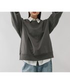 【グローバルワーク/GLOBAL WORK】の乾きやすいミニ裏毛カラープルオーバー/580946 スミクロ19|ID: prp329100004789157 ipo3291000000034754312