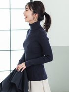 【コカ/COCA】の【新色追加】極上タートルニット 人気、トレンドファッション・服の通販 founy(ファニー) ファッション Fashion レディースファッション Fashion for Women トップス・カットソー Cut & Sew Tops ニット Knit Tops & Sweaters インナー Innerwear ウォッシャブル Machine Washable 洗える Machine Washable シンプル Simple, Minimal ジャケット Jacket, Outerwear ジャンスカ Jumper Skirt, Pinafore Dress ストレッチ Stretch, Stretchy Fabric タートル Turtleneck, Turtle Collar タートルネック Turtleneck, High Neck デニム Denim, Jeans Material 定番 Standard, Basic Item なめらか Smooth, Silky Texture ハイネック High Neck, Mock Neck フィット Fit, Slim Fit フェミニン Feminine, Girly ポケット Pocket, Pocket Detail リブニット Rib Knit, Ribbed Knit ワイド Wide, Wide Fit エレガント 上品 Elegant 2025年 2025 2025-2026秋冬・A/W Autumn/Winter 2025–26 AW25–26 thumbnail Navy|ID: prp329100004789161 ipo3291000000034754344