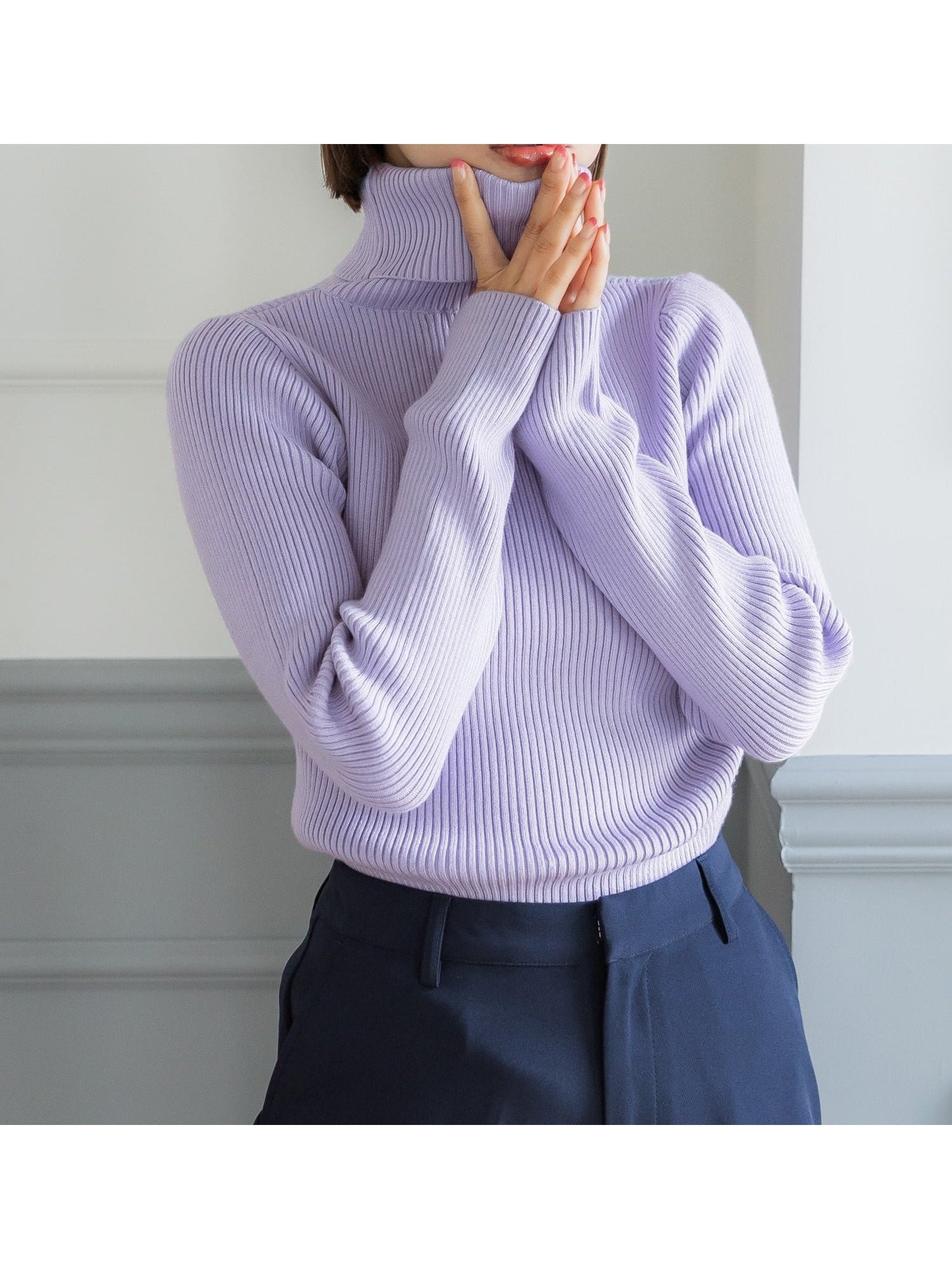 【コカ/COCA】の【新色追加】極上タートルニット インテリア・キッズ・メンズ・レディースファッション・服の通販 founy(ファニー) ファッション Fashion レディースファッション Fashion for Women トップス・カットソー Cut & Sew Tops ニット Knit Tops & Sweaters インナー Innerwear ウォッシャブル Machine Washable 洗える Machine Washable シンプル Simple, Minimal ジャケット Jacket, Outerwear ジャンスカ Jumper Skirt, Pinafore Dress ストレッチ Stretch, Stretchy Fabric タートル Turtleneck, Turtle Collar タートルネック Turtleneck, High Neck デニム Denim, Jeans Material 定番 Standard, Basic Item なめらか Smooth, Silky Texture ハイネック High Neck, Mock Neck フィット Fit, Slim Fit フェミニン Feminine, Girly ポケット Pocket, Pocket Detail リブニット Rib Knit, Ribbed Knit ワイド Wide, Wide Fit エレガント 上品 Elegant 2025年 2025 2025-2026秋冬・A/W Autumn/Winter 2025–26 AW25–26 Purple|ID: prp329100004789161 ipo3291000000034754347