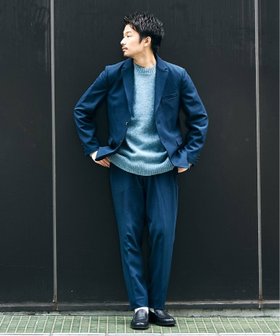 【フォーワンセブン バイ エディフィス/417 by EDIFICE / MEN】の4WAYストレッチ セットアップ ジャケット1点+パンツ1点 の2点セット 人気、トレンドファッション・服の通販 founy(ファニー) ファッション Fashion メンズファッション Fashion for Men ボトムス Bottoms おすすめ Recommended / Our Picks カットソー Cut and Sewn Top コレクション Collection, Seasonal Line ジャケット Jacket, Outerwear ストレッチ Stretch, Stretchy Fabric セットアップ Set-Up, Coordinated Outfit ダブル Double, Double-Breasted フィット Fit, Slim Fit |ID:prp329100004789175