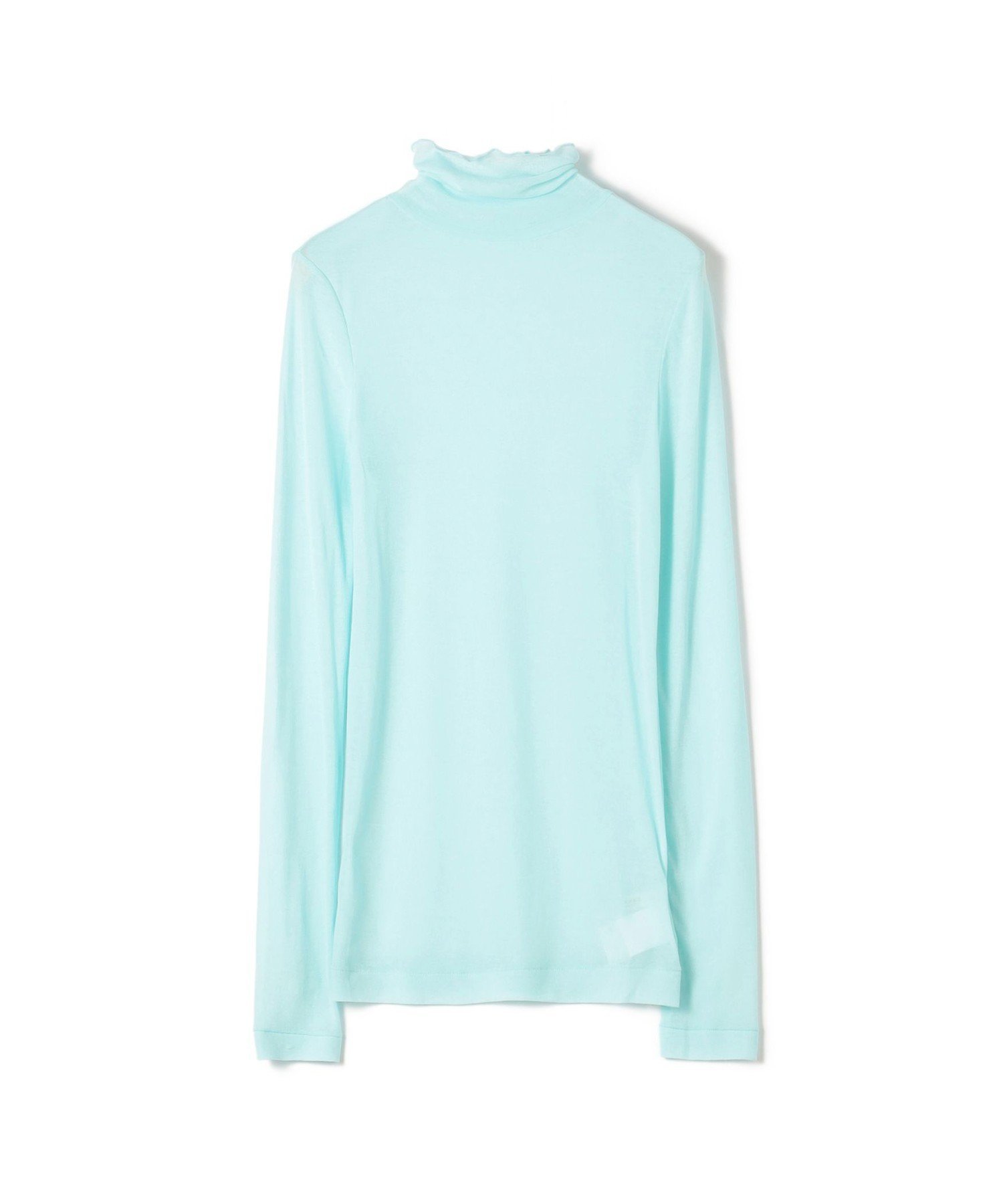 【トゥモローランド/TOMORROWLAND】のシアージャージー タートルネックプルオーバー インテリア・キッズ・メンズ・レディースファッション・服の通販 founy(ファニー) 　ファッション　Fashion　レディースファッション　Fashion for Women　トップス・カットソー　Cut & Sew Tops　カジュアルプルオーバー・ニットトップス　Pullovers & Knit Tops / Casual Pullovers　タートルネック・ハイネックトップス　Turtlenecks & High-Neck Tops　インナー　Innerwear　タートルネック　Turtleneck, High Neck　フィット　Fit, Slim Fit　63 ライトブルー|ID: prp329100004789191 ipo3291000000034932761