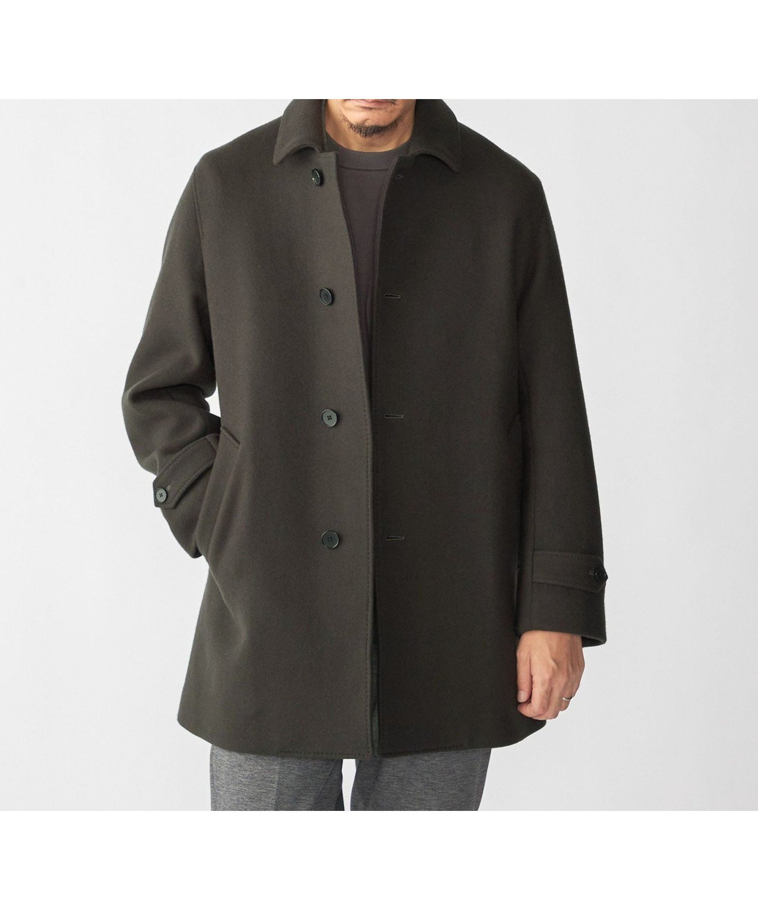 【シップス/SHIPS / MEN】のSHIPS SUPER 140 s メルトン カーコート インテリア・キッズ・メンズ・レディースファッション・服の通販 founy(ファニー) ファッション Fashion メンズファッション Fashion for Men ジャケット Jacket, Outerwear スーツ Suit, Formalwear デニム Denim, Jeans Material バランス Balance, Style Balance メルトン Melton, Heavy Wool ラップ Wrap, Wrap Design 日本製 Made In Japan エレガント 上品 Elegant ダークグレー|ID: prp329100004789198 ipo3291000000034838132