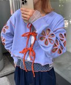 【チャオパニックティピー/CIAOPANIC TYPY】のH.S2WAYフラワーカットスウェットカーデ 人気、トレンドファッション・服の通販 founy(ファニー) ファッション Fashion レディースファッション Fashion for Women トップス・カットソー Cut & Sew Tops レディースパーカー・カジュアルフーディー Casual Hoodies & Sweatshirts スウェット・クルーネックトップス Sweatshirts & Crewnecks / Relaxed Fit Sweat Tops インナー Innerwear カーディガン Cardigan, Knitwear ガーリー Girly, Feminine Style キャミソール Camisole, Spaghetti Strap Top サロペ Salopette, Salopette Dress ショート Short, Short Length タンク Tank Top, Sleeveless Top デニム Denim, Jeans Material トレンド Trend, Trending Now 定番 Standard, Basic Item バランス Balance, Style Balance フラワー Flower, Floral リボン Ribbon, Bow おすすめ Recommended / Our Picks thumbnail パープル|ID: prp329100004789200 ipo3291000000034983337