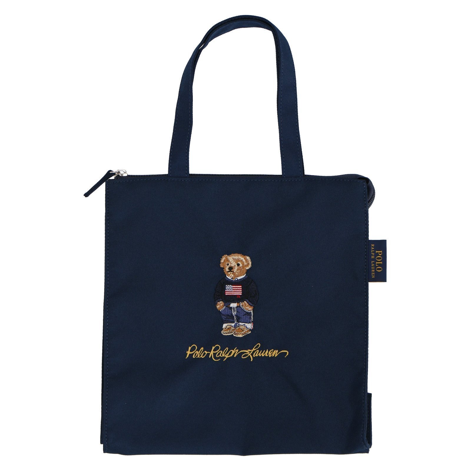 【インターモードカワベ/INTERMODE KAWABE】のPOLO RALPH LAUREN(ポロ ラルフ ローレン) ポロベア 刺繍 トートバッグ インテリア・キッズ・メンズ・レディースファッション・服の通販 founy(ファニー) 　ファッション　Fashion　レディースファッション　Fashion for Women　バッグ　Bags　おすすめ　Recommended / Our Picks　アクセサリー　Fashion Accessories　コンパクト　Compact, Small Size　シンプル　Simple, Minimal　ニューヨーク　New York, NYC Style　ベーシック　Basic, Essential　ネイビー[A]|ID: prp329100004789215 ipo3291000000034884921