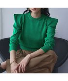 【ガール/GIRL】のパワーショルダー ラメニット プルオーバー 人気、トレンドファッション・服の通販 founy(ファニー) ファッション Fashion レディースファッション Fashion for Women トップス・カットソー Cut & Sew Tops ニット Knit Tops & Sweaters カジュアルプルオーバー・ニットトップス Pullovers & Knit Tops / Casual Pullovers エレガント 上品 Elegant ショルダー Shoulder, Shoulder Strap シンプル Simple, Minimal ジャケット Jacket, Outerwear スリーブ Sleeve, Long Sleeve / Short Sleeve ハイネック High Neck, Mock Neck フィット Fit, Slim Fit 再入荷 Restock / Back in Stock ビジネス 仕事 通勤 Business / Work / Commuting thumbnail GRN|ID: prp329100004789266 ipo3291000000035019886