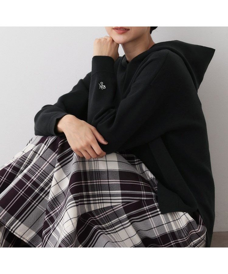 【デッサン/Dessin】の【洗える/体型カバー】ちょうどいいニットパーカ インテリア・キッズ・メンズ・レディースファッション・服の通販 founy(ファニー) 　ファッション　Fashion　レディースファッション　Fashion for Women　トップス・カットソー　Cut & Sew Tops　ニット　Knit Tops & Sweaters　レディースパーカー・カジュアルフーディー　Casual Hoodies & Sweatshirts　シンプル　Simple, Minimal　ジャカード／ジャガード　Jacquard, Woven Pattern　スウェット / スエット　Sweatshirt, Sweatwear　スマート　Smart, Elegant　スリット　Slit, Slit Detail　デニム　Denim, Jeans Material　パーカー　Hoodie, Parka　リラックス　Relax, Relaxed Fit　洗える　Machine Washable　ネイビー|ID: prp329100004789280 ipo3291000000034773858