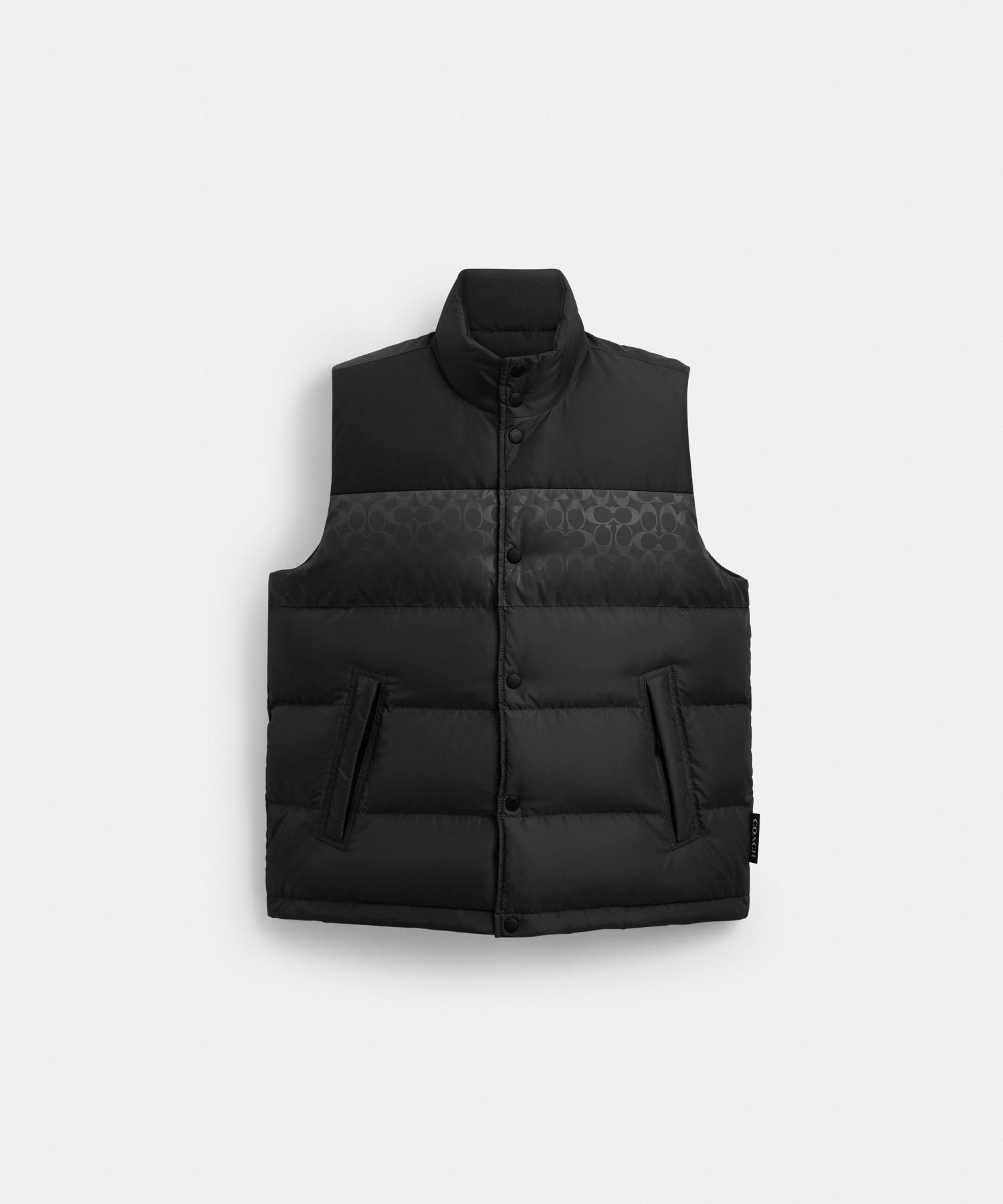 【コーチ/COACH / MEN】の【公式】リバーシブル カラーブロック ダウン ベスト 人気、トレンドファッション・服の通販 founy(ファニー) 　ファッション　Fashion　メンズファッション　Fashion for Men　アウトレット　Outlet / Clearance　シューズ　Shoes, Footwear　ダウン　Down, Puffer　フェザー　Feather, Feather Detail　フラップ　Flap, Flap Pocket　ブロック　Block, Solid Block Pattern　ベスト　Vest, Waistcoat　ポケット　Pocket, Pocket Detail　メンズ　Men's, Menswear　リバーシブル　Reversible, Two-Sided　洗える　Machine Washable　財布　Wallet, Purse　 other-1|ID: prp329100004789281 ipo3291000000034944225