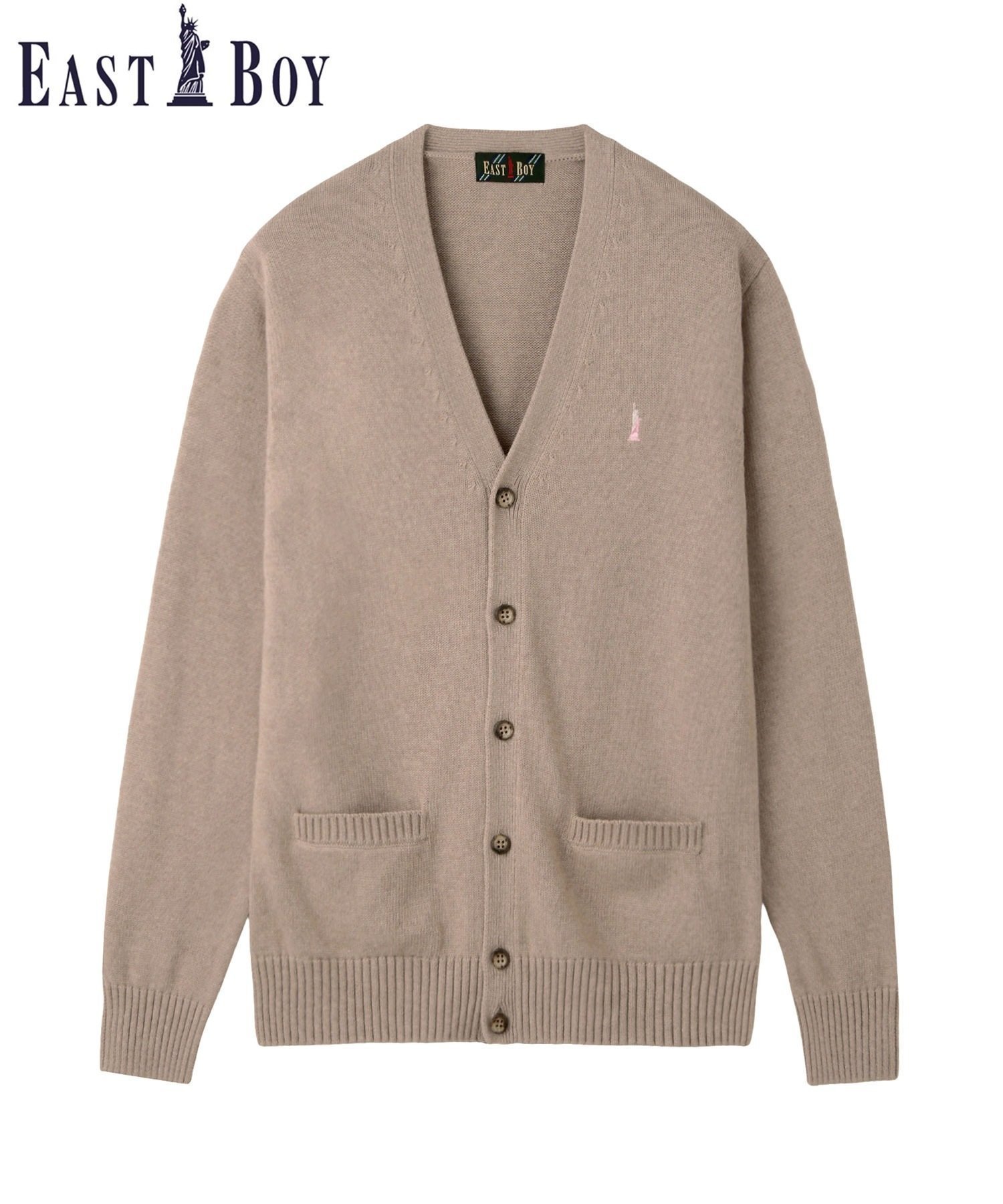 【イーストボーイ/EASTBOY】のカーディガン 綿 7G さくら女神 女子 制服 学生服 高校 入学 卒業式 インテリア・キッズ・メンズ・レディースファッション・服の通販 founy(ファニー) 　ファッション　Fashion　レディースファッション　Fashion for Women　トップス・カットソー　Cut & Sew Tops　カーディガン・羽織り　Layered Style Cardigans　インナー　Innerwear　カーディガン　Cardigan, Knitwear　長袖　Long Sleeve, Full Sleeve　ハーフ　Half, Half-Length　バランス　Balance, Style Balance　ポケット　Pocket, Pocket Detail　リボン　Ribbon, Bow　おすすめ　Recommended / Our Picks　入学式　Entrance Ceremony　卒業式　Graduation Ceremony　ココアミルク|ID: prp329100004789288 ipo3291000000035172234