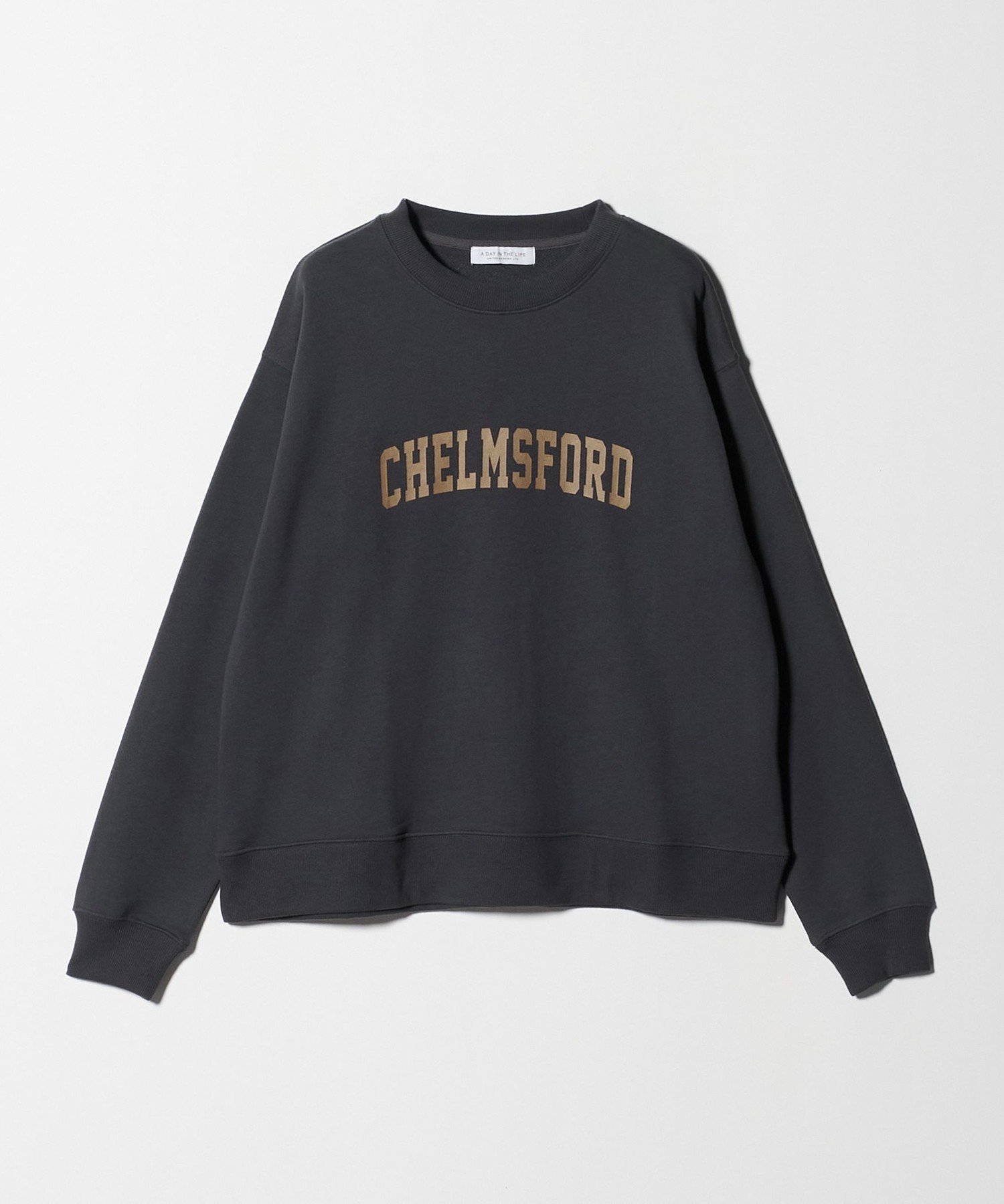 【ユナイテッドアローズ/UNITED ARROWS】のエアリー ロゴスウェット A DAY IN THE LIFE インテリア・キッズ・メンズ・レディースファッション・服の通販 founy(ファニー) 　ファッション　Fashion　レディースファッション　Fashion for Women　トップス・カットソー　Cut & Sew Tops　レディースパーカー・カジュアルフーディー　Casual Hoodies & Sweatshirts　スウェット・クルーネックトップス　Sweatshirts & Crewnecks / Relaxed Fit Sweat Tops　エアリー　Airy Texture　コーデュロイ　Corduroy, Cord Fabric　シンプル　Simple, Minimal　スウェット / スエット　Sweatshirt, Sweatwear　スポーティ　Sporty, Casual Athletic　チェック　Check, Plaid, Tartan　ツイード　Twill, Twill Weave　デニム　Denim, Jeans Material　定番　Standard, Basic Item　フォルム　Silhouette, Form　アウトレット　Outlet / Clearance　DK.GRAY|ID: prp329100004789768 ipo3291000000034758973