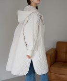【プレフェリール/PREFERIR】のキルティングフード付きコート 人気、トレンドファッション・服の通販 founy(ファニー) ファッション Fashion レディースファッション Fashion for Women アウター Coat / Outerwear Collection コート・ロングコート・ピーコート Long Coats, Peacoats & More キルティング Quilted, Quilting ドローコード Drawcord, Drawstring Cord リブニット Rib Knit, Ribbed Knit リラックス Relax, Relaxed Fit ロング Long, Long-Length ワイド Wide, Wide Fit A/W・秋冬 Autumn/Winter thumbnail オフホワイト|ID: prp329100004789769 ipo3291000000035047817