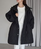【プレフェリール/PREFERIR】のキルティングフード付きコート 人気、トレンドファッション・服の通販 founy(ファニー) ファッション Fashion レディースファッション Fashion for Women アウター Coat / Outerwear Collection コート・ロングコート・ピーコート Long Coats, Peacoats & More キルティング Quilted, Quilting ドローコード Drawcord, Drawstring Cord リブニット Rib Knit, Ribbed Knit リラックス Relax, Relaxed Fit ロング Long, Long-Length ワイド Wide, Wide Fit A/W・秋冬 Autumn/Winter thumbnail ブラック|ID: prp329100004789769 ipo3291000000035047819