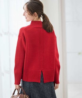 【アー ヴェー ヴェー/a.v.v】の【WEB限定】クロップドバックスリットニット 人気、トレンドファッション・服の通販 founy(ファニー) ファッション Fashion レディースファッション Fashion for Women トップス・カットソー Cut & Sew Tops ニット Knit Tops & Sweaters 春 Spring 秋 Autumn クロップド Cropped, Short Length ハイネック High Neck, Mock Neck バランス Balance, Style Balance フレア Flare, Flared ベーシック Basic, Essential ワイド Wide, Wide Fit 冬 Winter / This Winter 再入荷 Restock / Back in Stock 夏 Summer |ID:prp329100004789772