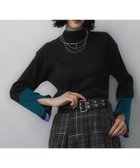 【ハレ/HARE】のハイショクリブタイトニットプルオーバー ブラック09|ID: prp329100004789776 ipo3291000000034759008